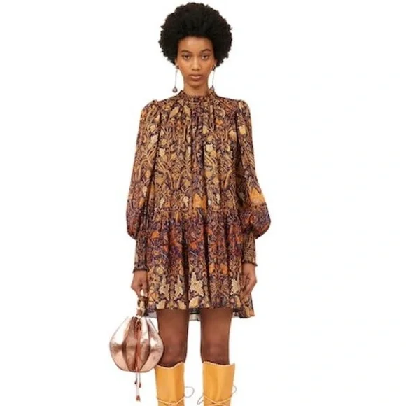 NWT ULLA JOHNSON Wilhemina Dress Size M - Picture 9 of 9